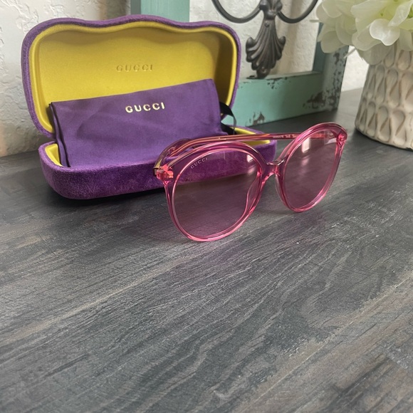 Gucci Pink Sunglasses main image 11